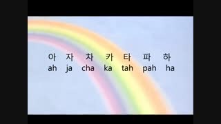 الفبای کره ای _ Korean Alphabet Song