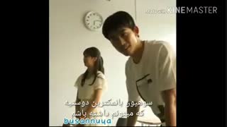 ابراز احساست تکیون نسبت به کیم سوهیون در پشت صحنه سریال مبارزه باارواح(زیرنویس فارسی)