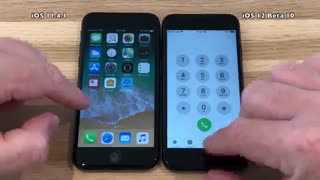 Speed Test : iPhone 7 - iOS 12 Beta 10 vs iOS 11.4.1 (iOS 12 Public Beta 8 Build 16A5364a)