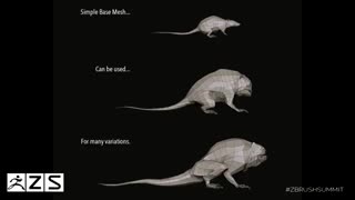 بهترین دوره اسکالپینگ سه بعدی (ZBrush 2018) | انیمیشن سازی  بازی سازی