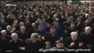 مراسم عزاداری در حسینیه اعظم زنجان