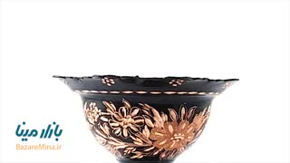 آجیل خوری کوچک مسی حکاکی شده