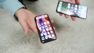 دراپ تست آیفون ایکس اس و ایکس اس مکس