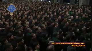 عزاداری هیئت نعیم آباد یزد در روز عاشورا|بخش آخر|مسجد روضه محمدیه(حظیره)یزد|محرم 1397