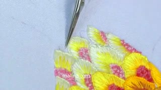 گلدوزی آناناس