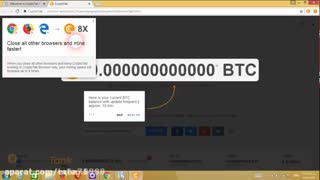 آموزش crypto tab , استخراج بیت کوین و میلیونر شدن