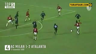 5 گل برتر فرانک رایکارد با پیراهن میلان