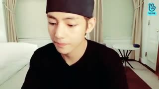 Vlive جدید(صبحِ امروز) تهیونگ با زیرنویس فارسی ~~ bts