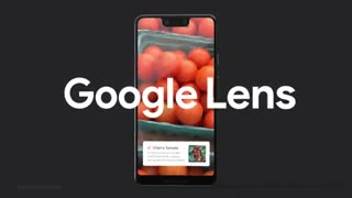 ویدئوی معرفی قابلیت گوگل لنز گوشی‌های گوگل پیکسل 3