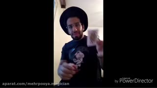 آموزش شعبده بازی با پاسور (3 کارت )توسط مهرپویا شعبده باز