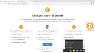 آموزش استفاده از مرورگر کریپتوتب برای ماینینگ بیت کویین