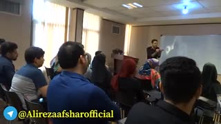 کارگاه آموزش برنامه ریزی دکتر علیرضا افشار در تهران (قسمت14)