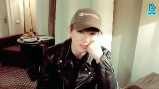 Vlive دیشب جونگ کوک با زیرنویس فارسی bts
