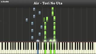 پیانواهنگ tori no uta پیانوی انیمه k