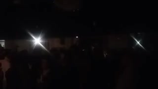 مراسم استقبال از شهید در مسجد