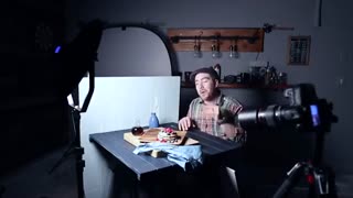 عکاسی غذا با نور کم هزینه