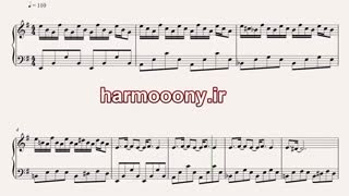 نت پیانو گریز از ابی