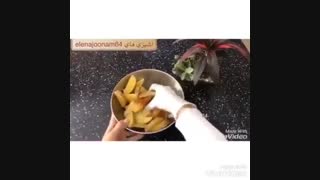 آشپزی-سیب زمینی تنوری