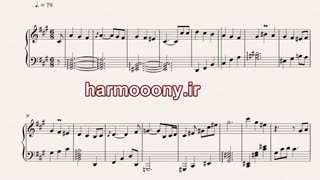 نت پیانو پنجره از سیاوش قمیشی