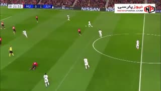 خلاصه بازی منچستریونایتد 0-1 یوونتوس