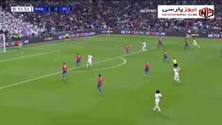 خلاصه بازی رئال مادرید 2-1 ویکتوریا پلژن