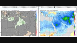 میانگین 7 روزه الگوی آنومالی دما هوا (سطح 2 متر) و بارندگی طی ماه نوامبر 2018