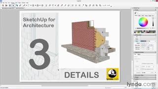 آموزش ترسیم جزئیات معماری در SketchUp