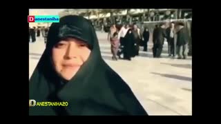 حال و هوای الهام چرخنده در راهپیمایی اربعین کربلا